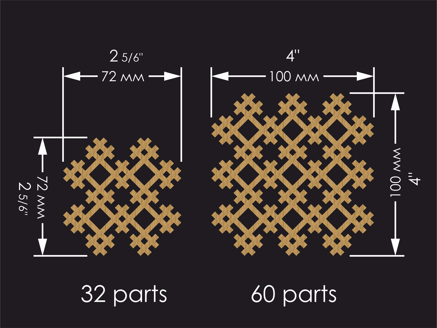 Kumiko kit "Infinity canvas"