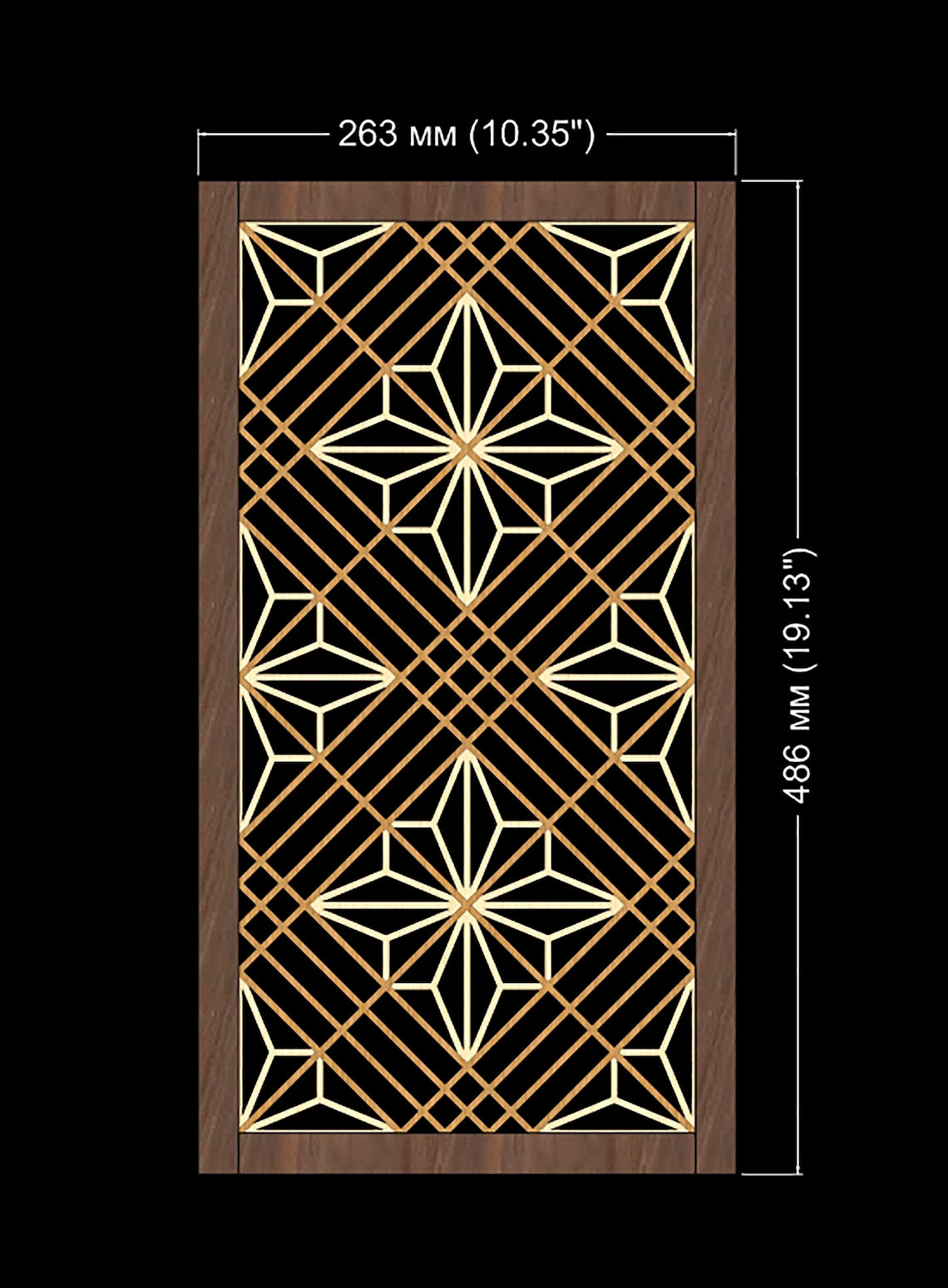 Kumiko kit - Kakuassa panel.