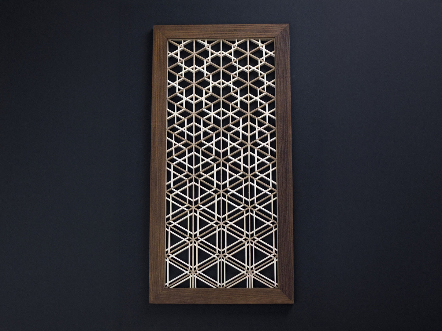 Fractal kumiko kit of Goma gara wall art