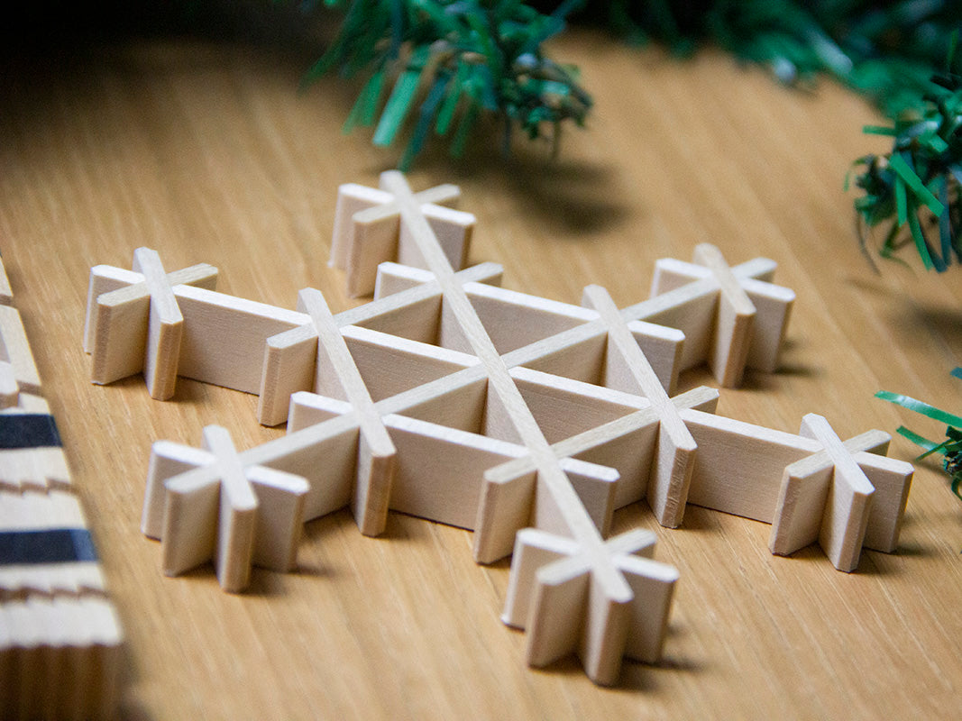 Snowflake kumiko kit with gift wraping