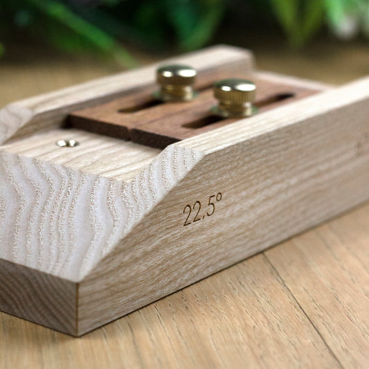 Kumiko jig (guide block) for 22.5-67.5 degrees with high precision