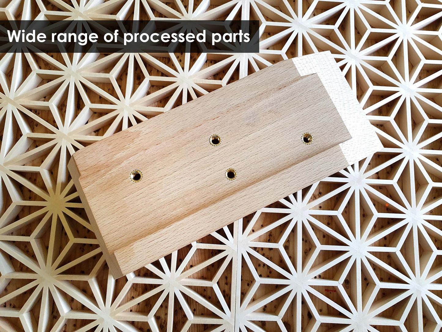 Kumiko jig (guide block) for 30-60 degrees with high precision